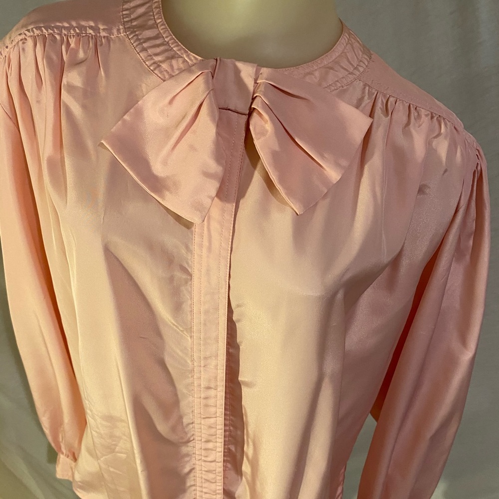 Blouse Ladies Vintage Pink Josephine Long Sleeves